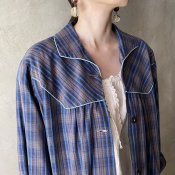 Vintage Front Buttoned Shirt Dress（ヴィンテージ フロントボタン シャツワンピース）
