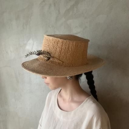 tocit Rust (トチエット 天然ラフィアのハット）natural- JeJe PIANO