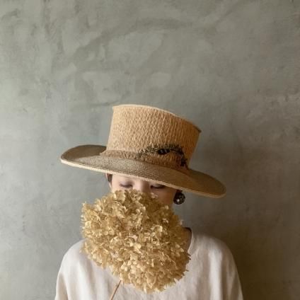 tocit Rust (トチエット 天然ラフィアのハット）natural- JeJe PIANO