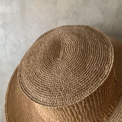 tocit Rust (トチエット 天然ラフィアのハット）natural- JeJe PIANO