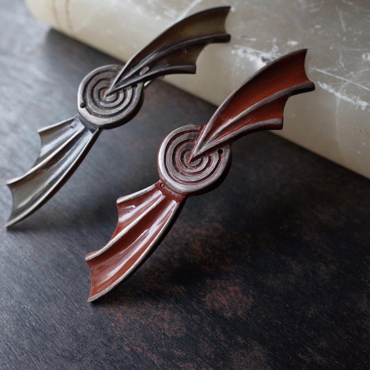 1930's Auguste Bonaz Galalith Brooch1930ǯ 她ȡܥʡ ꥹ ֥