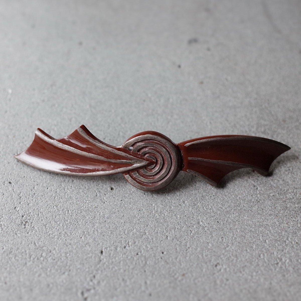 1930's Auguste Bonaz Galalith Brooch1930ǯ 她ȡܥʡ ꥹ ֥