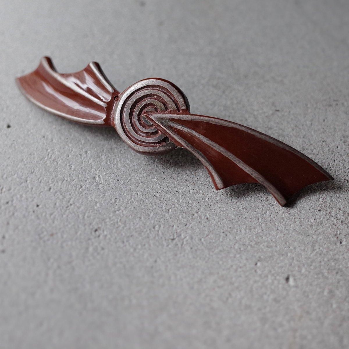 1930's Auguste Bonaz Galalith Brooch1930ǯ 她ȡܥʡ ꥹ ֥