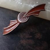 1930's Auguste Bonaz Galalith Brooch1930ǯ 她ȡܥʡ ꥹ ֥