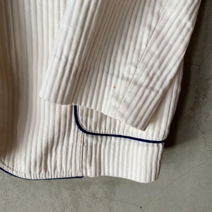 Vintage Stripe Piping Tailor Jaketʥơ ȥ饤ץѥԥ󥰥ơ顼㥱åȡ
