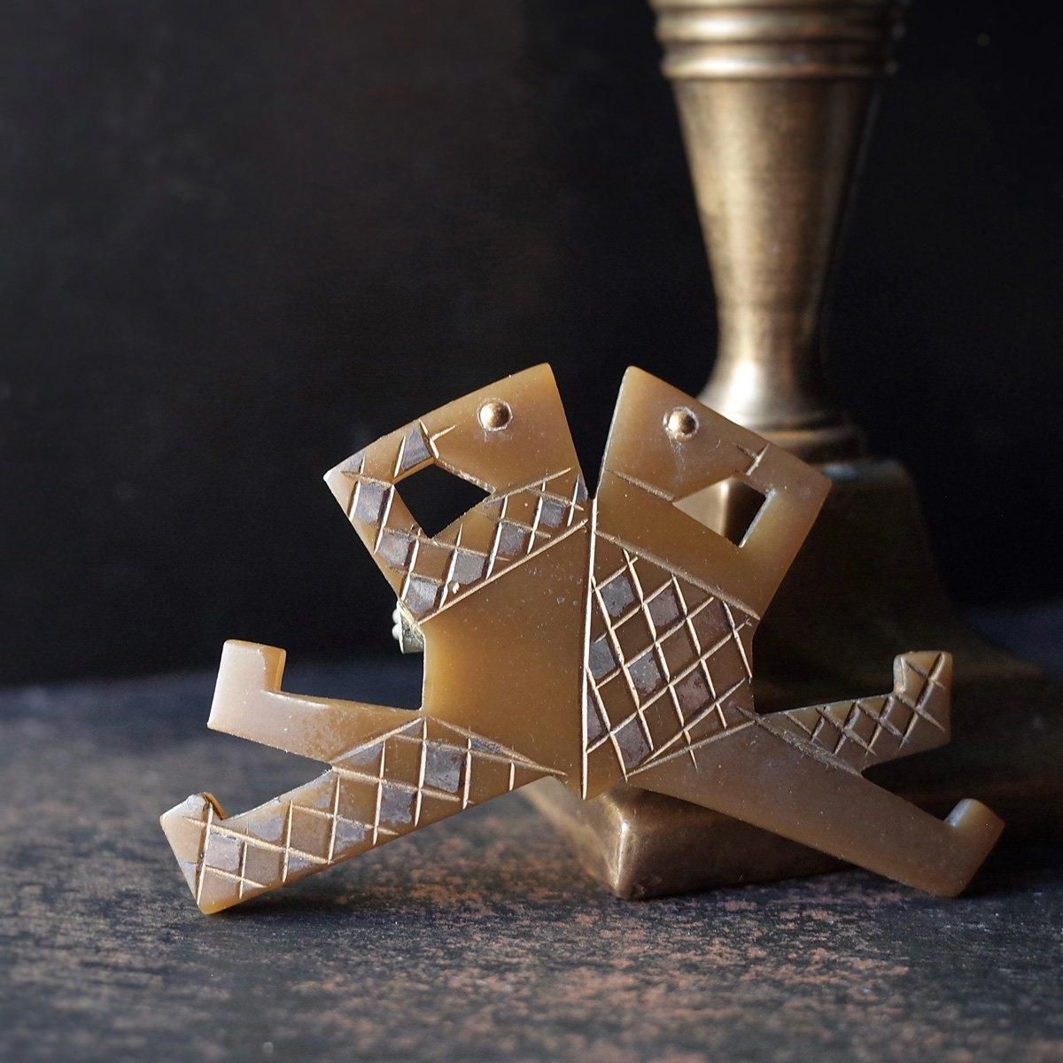 1930's Auguste Bonaz Galalith Brooch(1930年代 オーギュスト 1930's Auguste Bonaz Galalith Brooch(1930年代 オーギュスト