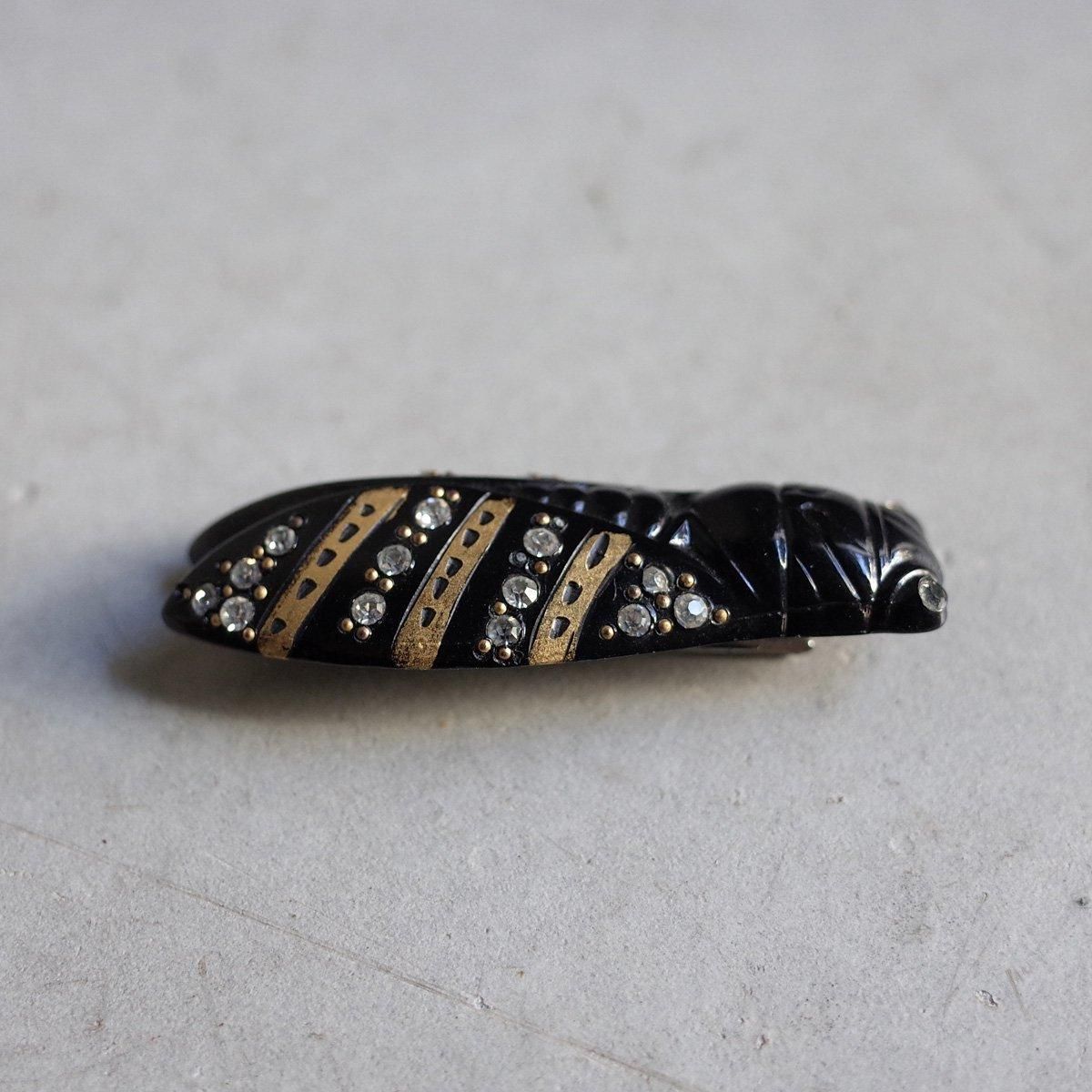 1930's Auguste Bonaz Galalith Paste Brooch1930ǯ 她ȡܥʡ ꥹ ڡȥ饹 ֥