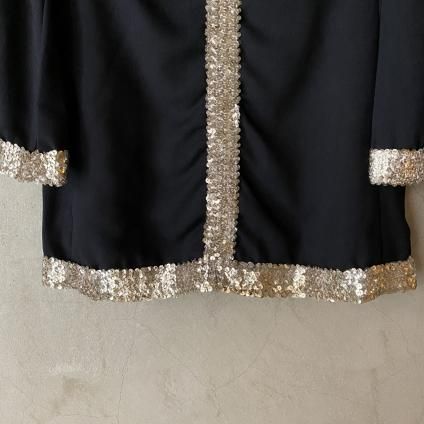 Vintage Gold Line Sequins Tunicʥơ ɥ饤󥹥ѥ󥳡 ˥å