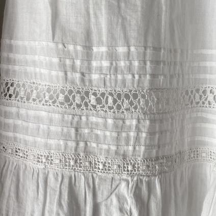 Antique Cotton Hem Lace Skirtʥƥåȥ إ졼 ȡ