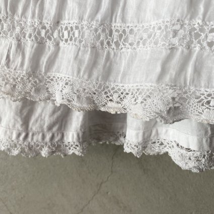 Antique Cotton Hem Lace Skirtʥƥåȥ إ졼 ȡ
