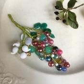 1960's PAOLA Glass Broochʥ֥