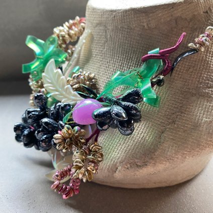 1960's PAOLA Gelatin Beads Necklace（パオラ ゼラチンビーズ ネックレス）