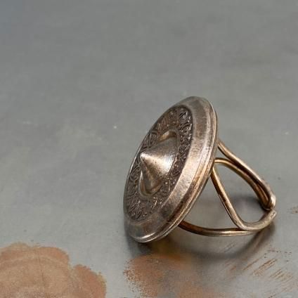 <img class='new_mark_img1' src='https://img.shop-pro.jp/img/new/icons38.gif' style='border:none;display:inline;margin:0px;padding:0px;width:auto;' />20%OFF1950's France Metal Ring1950ǯ ե ᥿ 󥰡