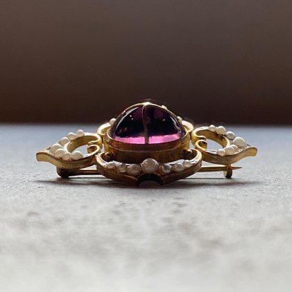 1930's Glass Pearl Beads Brooch1930ǯ 饹 ѡӡ ֥ 