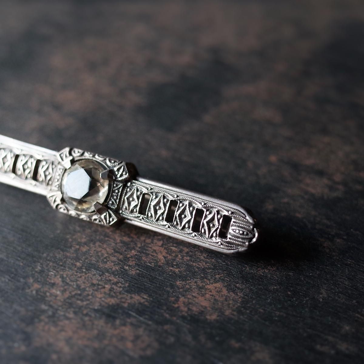 1930's Germany Silver Glass Brooch1930ǯ  ɥ С 饹 ֥