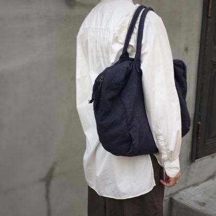 CHRISTIAN PEAU CP 0930 ʥꥹ ݡ ȡȥХåLINEN CANVAS DARK NAVY