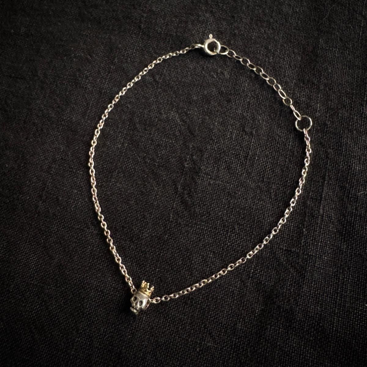 momocreatura  Queen Skull BraceletʽΥ ֥쥹å Сߥɡ
