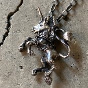 momocreatura  Unicorn Necklace（ユニコーン ネックレス 燻しシルバー）