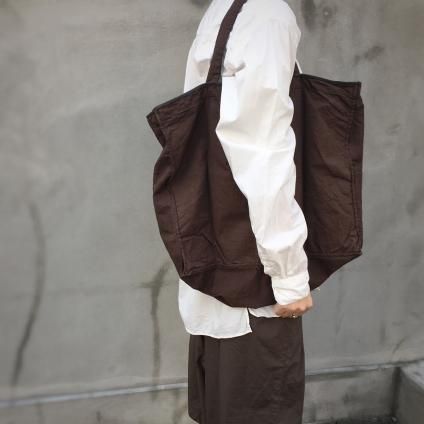 CHRISTIAN PEAU CP COTTON BAG Bʥꥹ ݡ åȥХå DARK BROWN