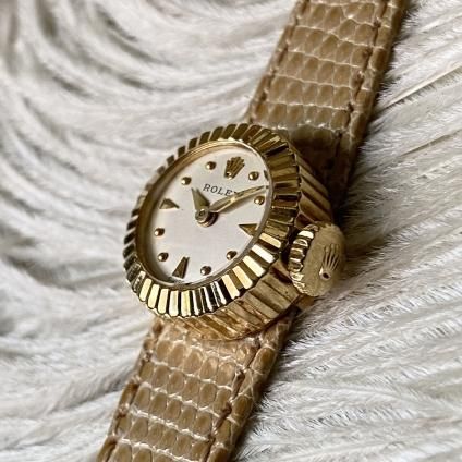 ROLEX CHAMELEON（ロレックス カメレオン）18KYG 純正尾錠・ベルト ...