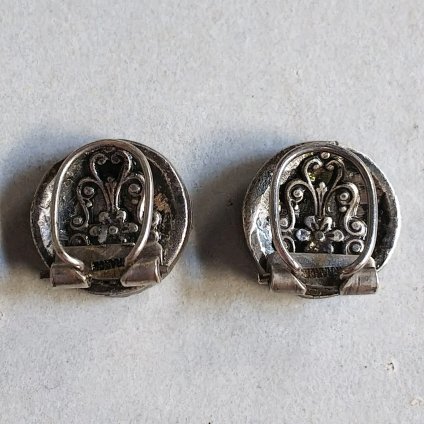 1950's France Metal Earrings（1950年代 フランス メタル イヤリング）