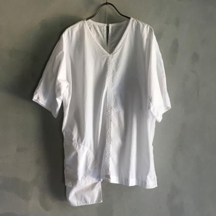 CHRISTIAN PEAU COTTON SHIRTʥꥹ ݡ åȥ ġWHITE