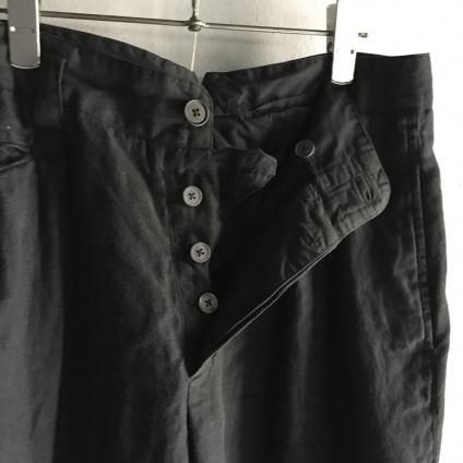 CHRISTIAN PEAU CP 2 TUCK PANTSʥꥹ ݡ ġå ѥġ BLACK