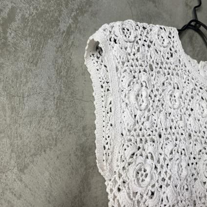 Antique Cotton Clochette Lace No Sleeveʥƥåȥ  졼 Ρ꡼֡