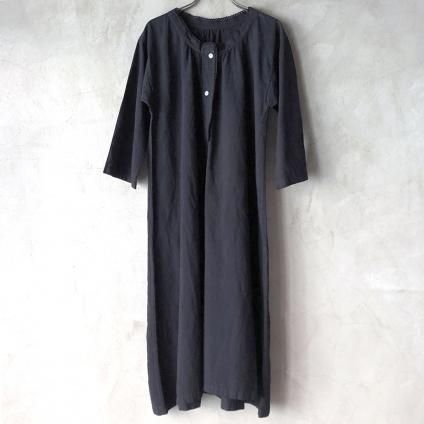 Antique Linen Wide silhouette Onepieceʥƥ ͥ 磻ɥ륨å ԡ