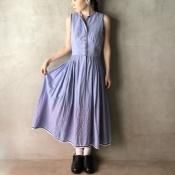 Vintage Cotton Check Sleeveless Onepieceʥơ ɥ åΡ꡼֥ԡ