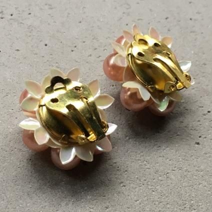 1960's UK Flower Earrings1960ǯ ꥹ ե 󥰡