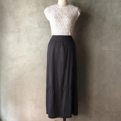 Antique Cotton Shirring Skirtʥƥ ե 㡼  