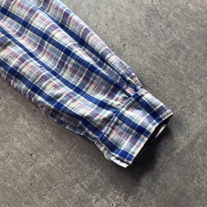 Vintage Cotton Check Long Shirtsʥơ åȥ å 󥰥 