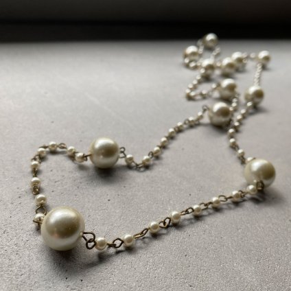 pearl necklace パールビーズネックレス
