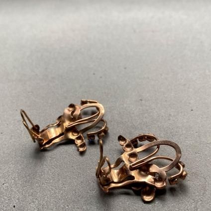 1940's French Flower Basket Earrings1940ǯ ե ե Хå 󥰡