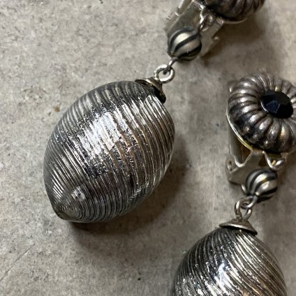 1920-30's French Mercury Glass Earrings（1920〜30年代 フランス マーキュリーガラスイヤリング）