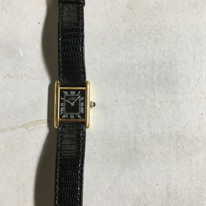 CARTIER MUST TANK (ƥ ޥ ) Black Roman  SM