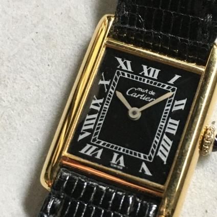 CARTIER MUST TANK (ƥ ޥ ) Black Roman  SM