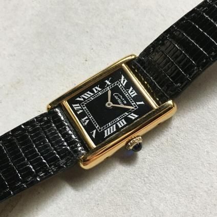 CARTIER MUST TANK (ƥ ޥ ) Black Roman  SM