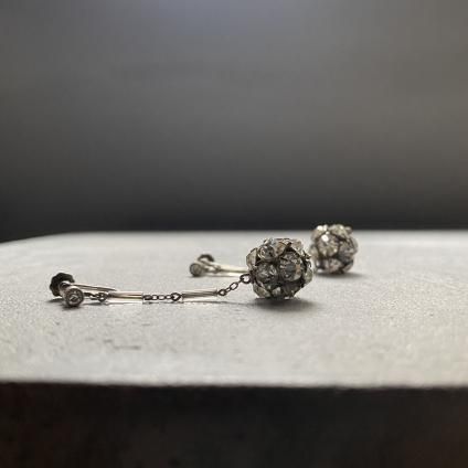 1930's Art Deco Glass Earrings 1930ǯ  ǥ 饹 󥰡