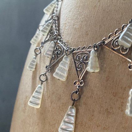 1940's Louis Rousselet Triangle Necklace 1940ǯ 륤 졼 ȥ饤󥰥 ͥå쥹
