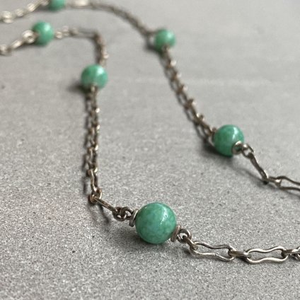 1930's Louis Rousselet Peking Glass Long Necklace 1930ǯ 륤 졼 ڥ󥬥饹 󥰥ͥå쥹