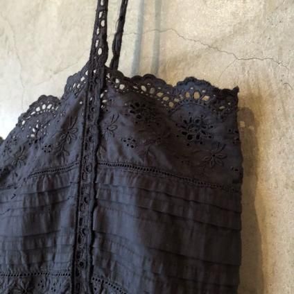 Antique Cotton Crochet Lace Camisole Onepieceʥƥ åȥ 졼 ߥ ԡ 