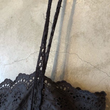 Antique Cotton Crochet Lace Camisole Onepieceʥƥ åȥ 졼 ߥ ԡ 