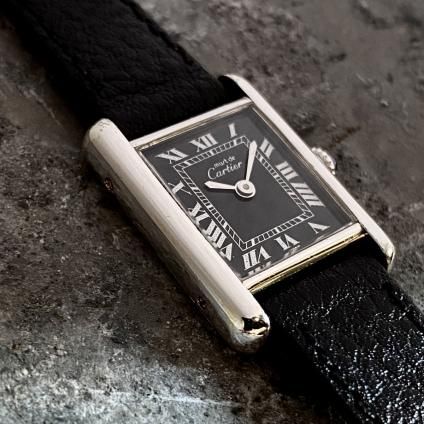 Cartier MUST TANK (カルティエ マスト タンク)Argent SM 純正 Cartier MUST TANK (カルティエ マスト タンク)Argent SM 純正