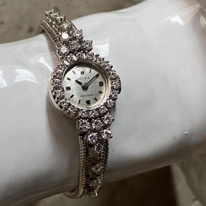 【限定販売】 ROLEX ダイヤモンド プレシジョン)18KWG PRECISION(ロレックス アナログ(手巻き)