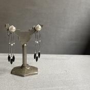 1920's Louis Rousselet Glass Pearl Earrings1920ǯ  륤 졼 饹ѡ 󥰡