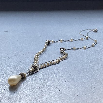 1930's Louis Rousselet Glass Pearl Necklace 1930ǯ 륤 졼 饹 ѡ ͥå쥹