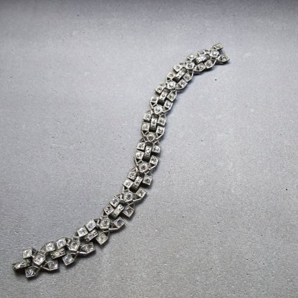 1930's Art Deco Paste Glass Bracelet（1930's アールデコ ペーストガラス ブレスレット）