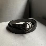 CHRISTIAN PEAU CP RING BELT ʥꥹ ݡ 󥰥٥ȡCrocodile Leather BLACK